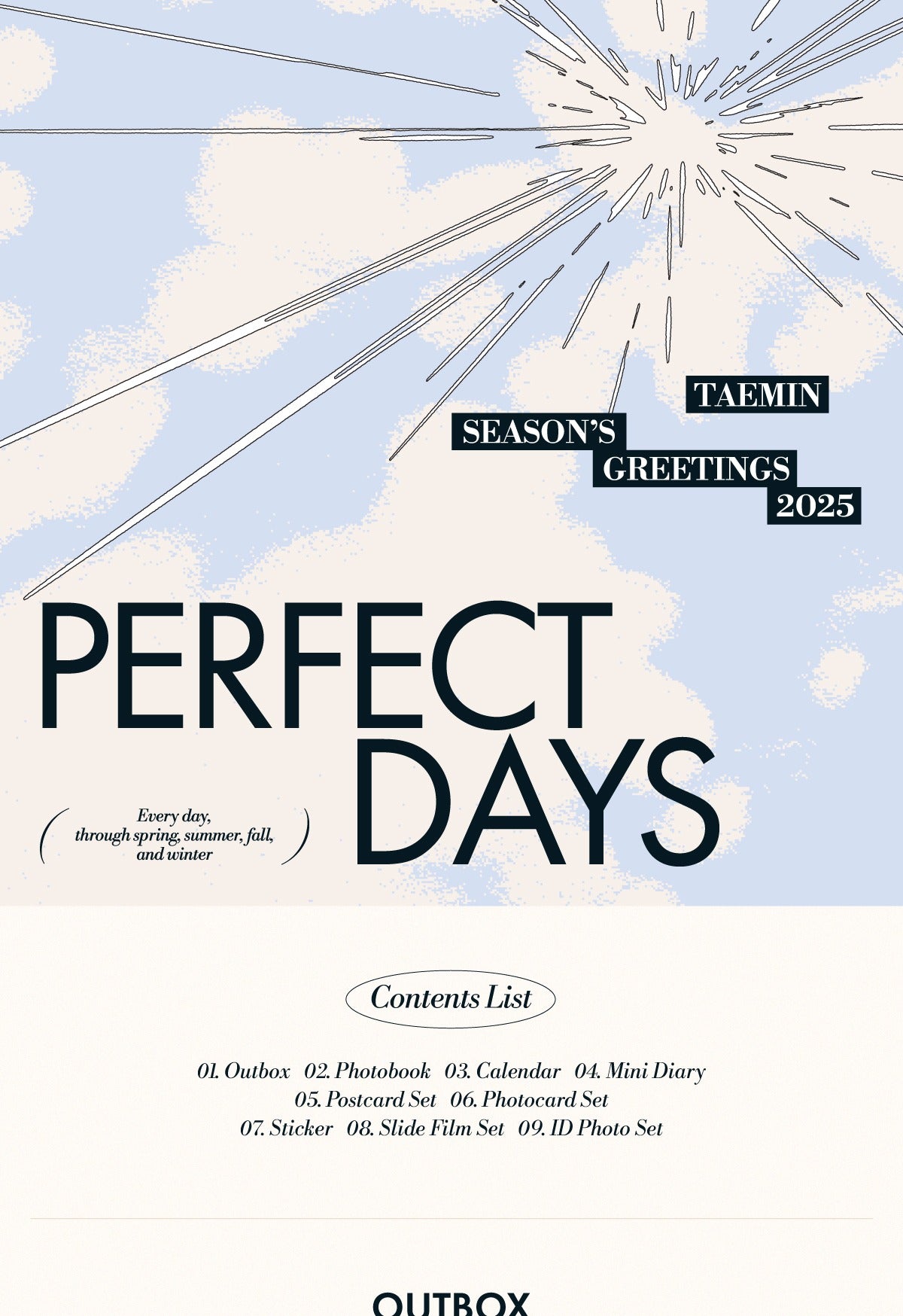 SHINeeテミン　シーグリ　2025 楽天市場】☆流通特典☆ TAEMIN 2025 SEASON'S GREETINGS