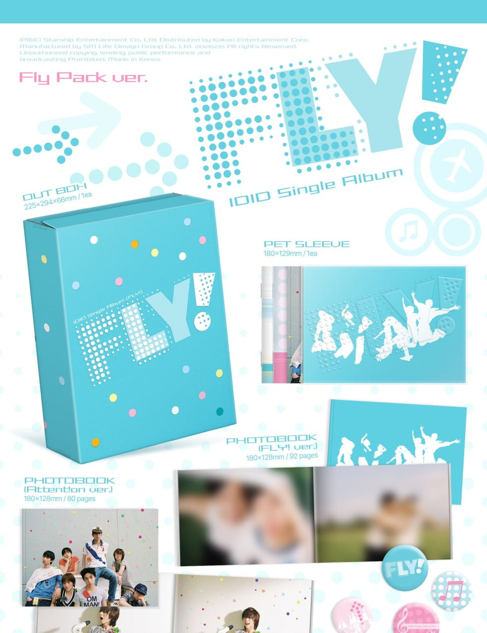 IDID - Single Album [FLY!] Fly Pack Version (Limited Version)(RESTOCK 2026-10-02)