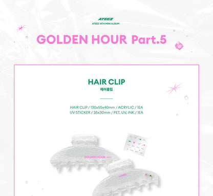 (PRE-ORDER 2026-08-31) ATEEZ - POP-UP STORE MD [GOLDEN HOUR Part.5] HAIR CLIP