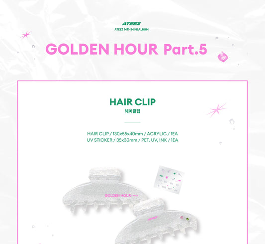 (PRE-ORDER 2026-08-31) ATEEZ - POP-UP STORE MD [GOLDEN HOUR Part.5] HAIR CLIP