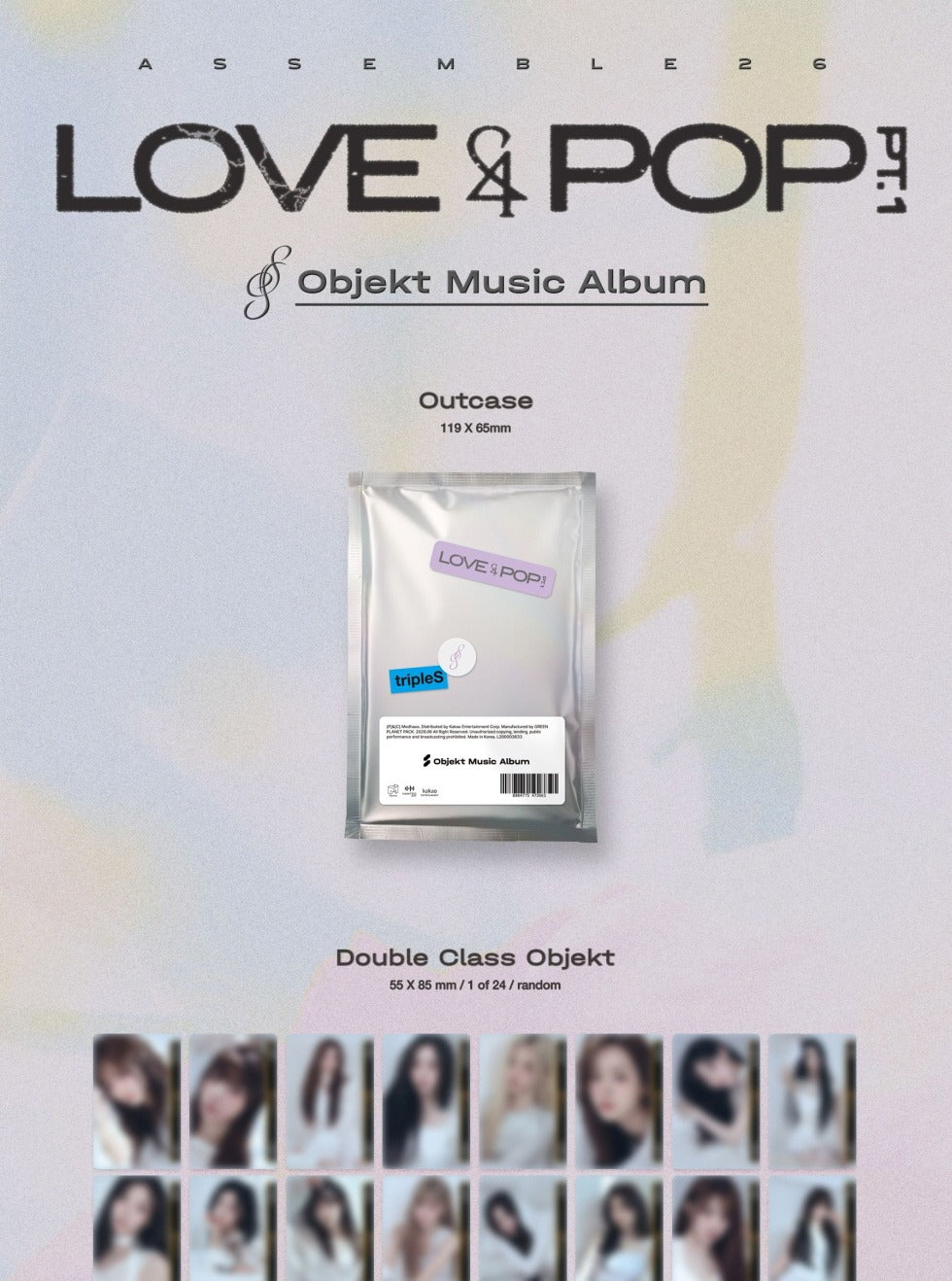 tripleS - [LOVE&POP] pt.1 (ASSEMBLE26) Objekt Music Album