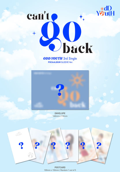 (PRE-ORDER 2026-08-25) ODD YOUTH - 3rd Single Album [can't go back](3 Versions)