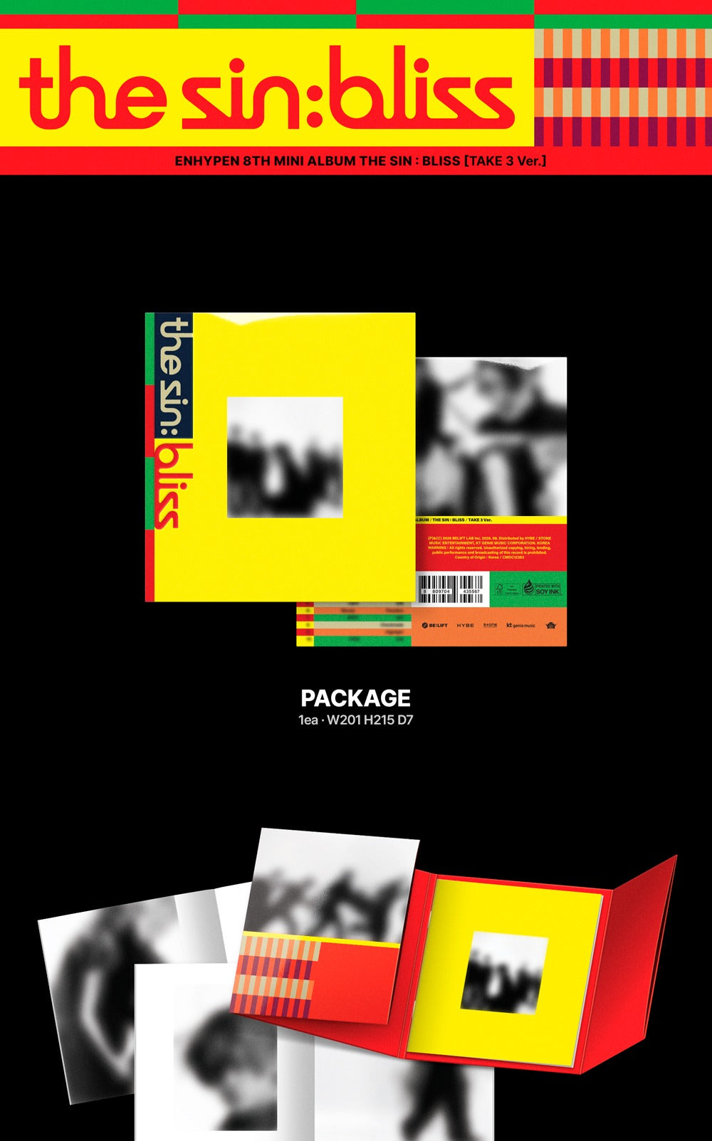 ENHYPEN - 8th Mini Album [the sin : bliss] Standard Version (4
