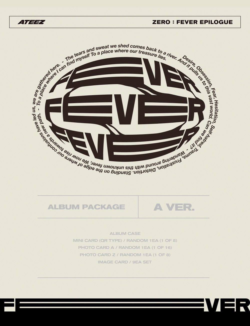 ATEEZ - ZERO : FEVER EPILOGUE, Platform Version (2 Versions).
