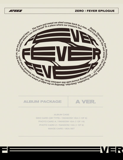 ATEEZ - ZERO : FEVER EPILOGUE, Platform Version (2 Versions).