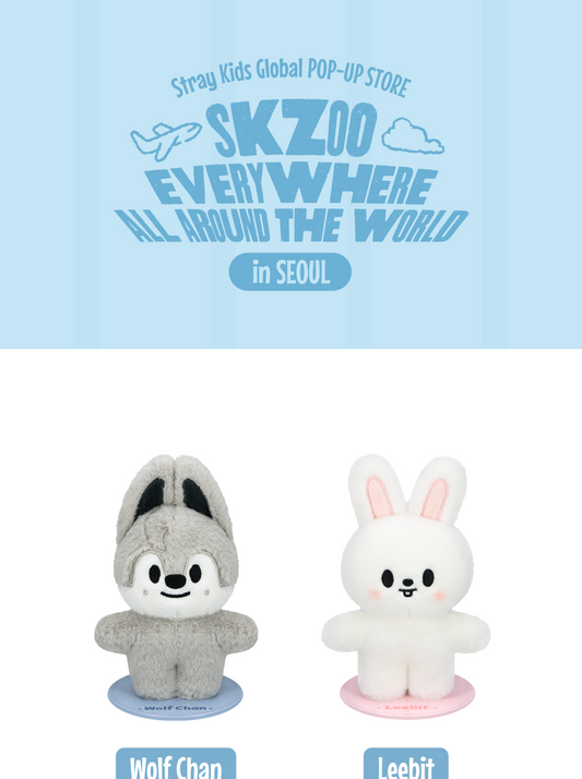 (PRE-ORDER 2026-08-15) Stray Kids - SKZOO PLUSH STANDING Ver. [SKZOO Everywhere All Around The World](8 Versions)(POB Included Based on Order Amount)