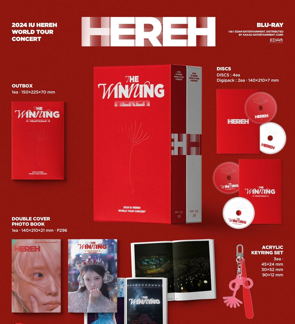 (PRE-ORDER 2025-07-24) IU - 2024 IU [HEREH] World Tour Concert (3 Versions).