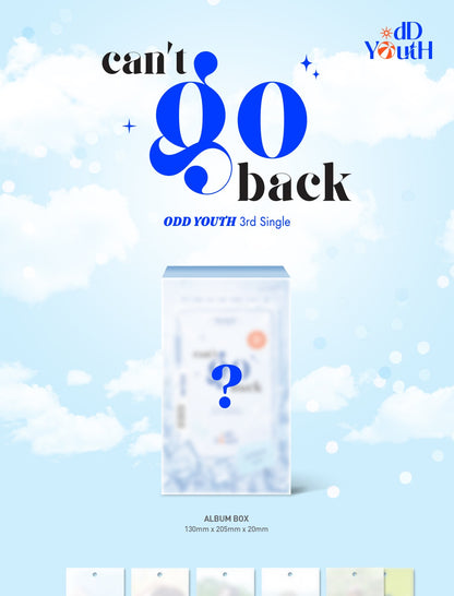 (PRE-ORDER 2026-08-25) ODD YOUTH - 3rd Single Album [can't go back](3 Versions)