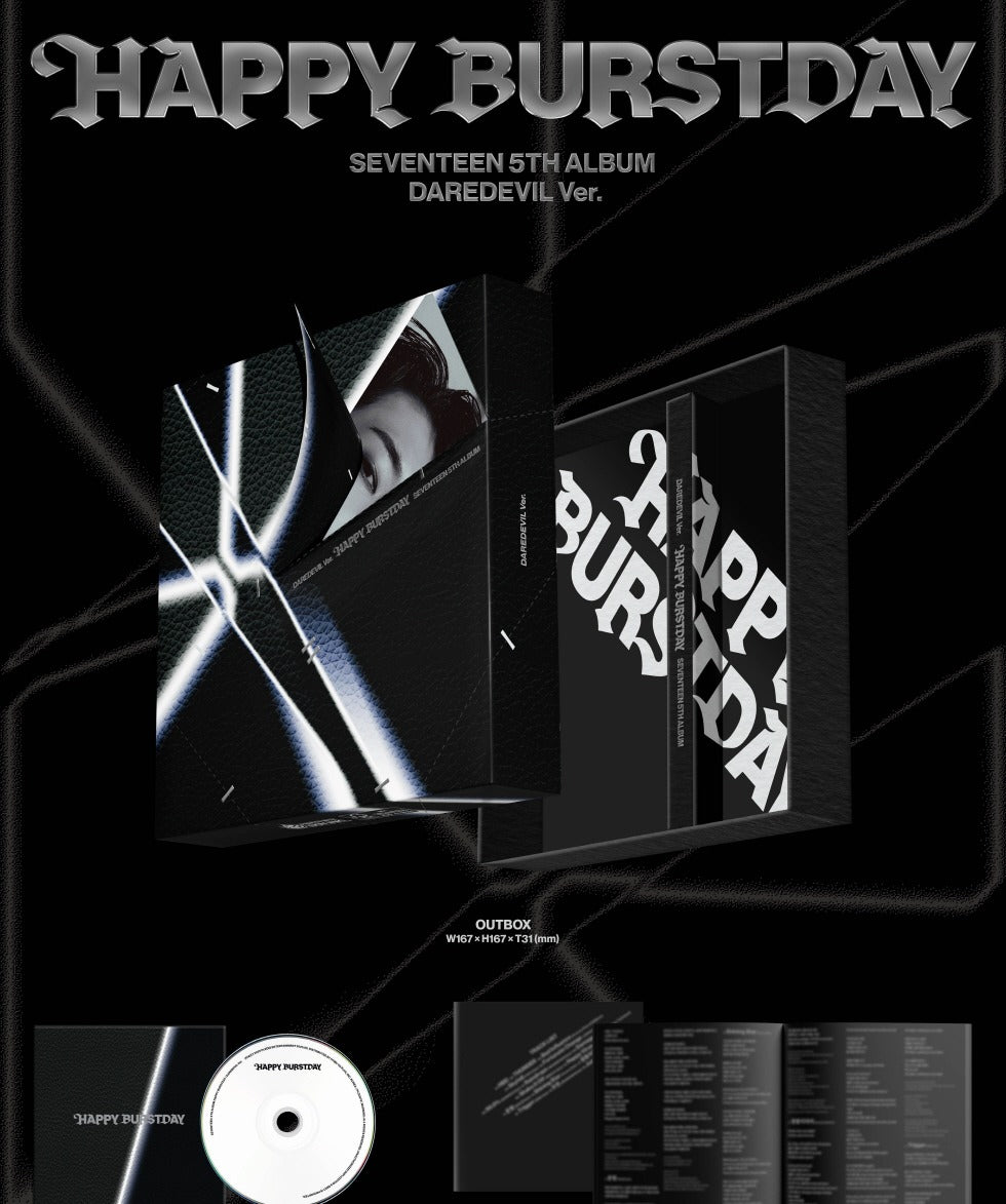 SEVENTEEN - 5th Album [HAPPY BURSTDAY] DAREDEVIL Version (12 Versions) Random 1ea.
