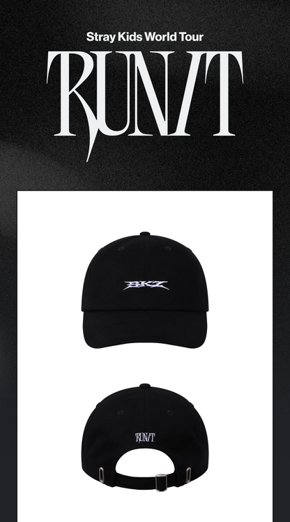 (PRE-ORDER 2026-11-16) Stray Kids - [Stray Kids World Tour <RUN IT SEOUL> Merch] BANDANA BALL CAP - RUN IT (POB Included Based on Order Amount)