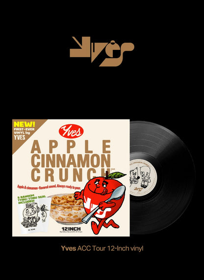 YVES - [APPLE CINNAMON CRUNCH] 12 inch Black LP Vinyl Version (Limited Edition).