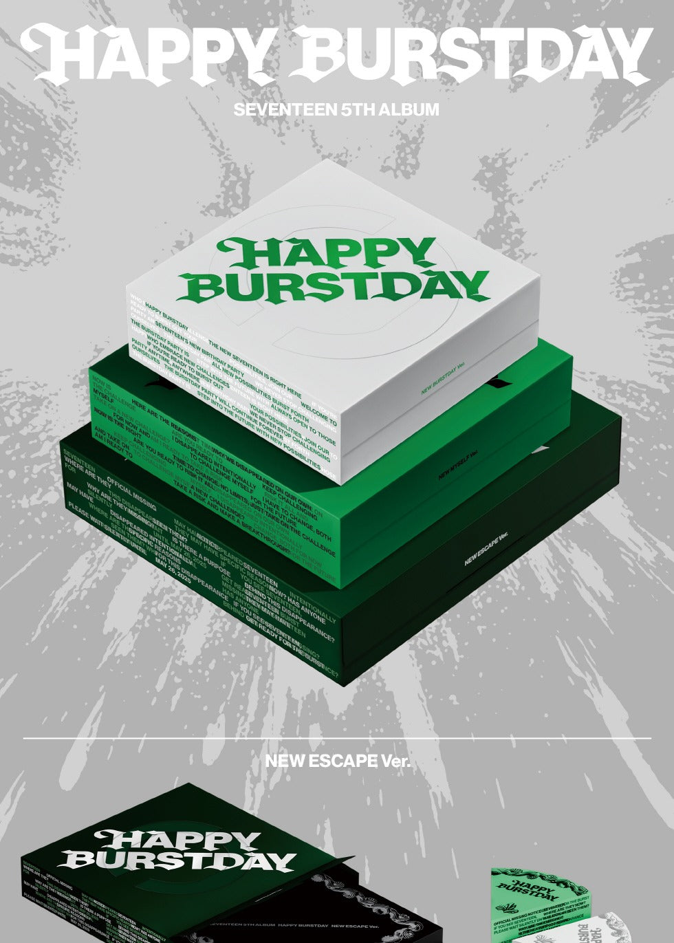 K-POP・アジア SEVENTEEN HAPPY BURSTDAY SEVENTEEN - 5th Album [HAPPY BURSTDA] (3 Versions) Random