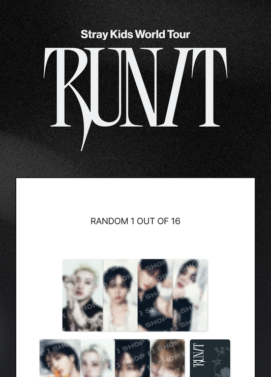 (PRE-ORDER 2026-11-16) Stray Kids - [Stray Kids World Tour <RUN IT SEOUL> Merch] SPECIAL TRADING CARD - RUN IT (POB Included Based on Order Amount)