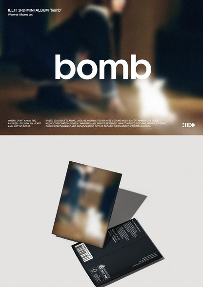 (PRE-ORDER 2025-06-16) ILLIT - 3rd Mini Album [bomb] Weverse Albums Version