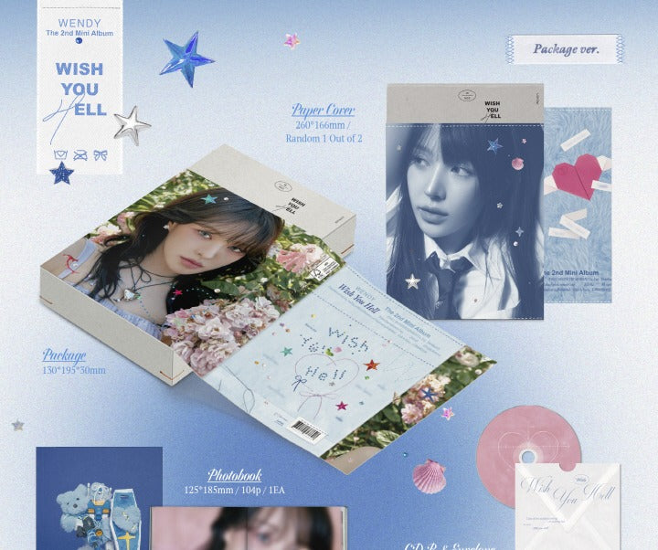 Wendy 2nd Mini Album Wish You Hell Package Version – K-Towns