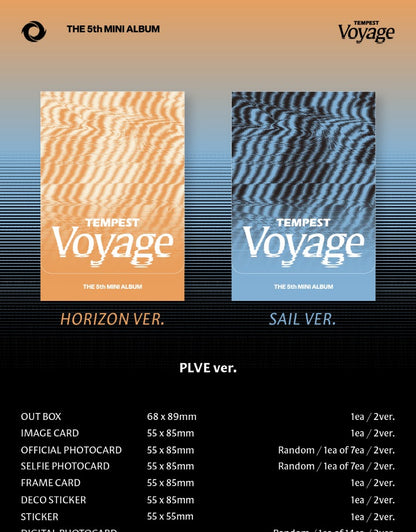 Tempest 5th Mini Album Tempest Voyage PLVE Version (2 Versions) Random