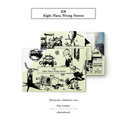 RM (BTS) - [Right Place, Wrong Person] Weverse Albums Version.