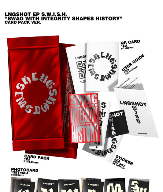 (PRE-ORDER 2026-11-11) LNGSHOT - EP Album [S.Wi.I.S.H] Card Pack Version