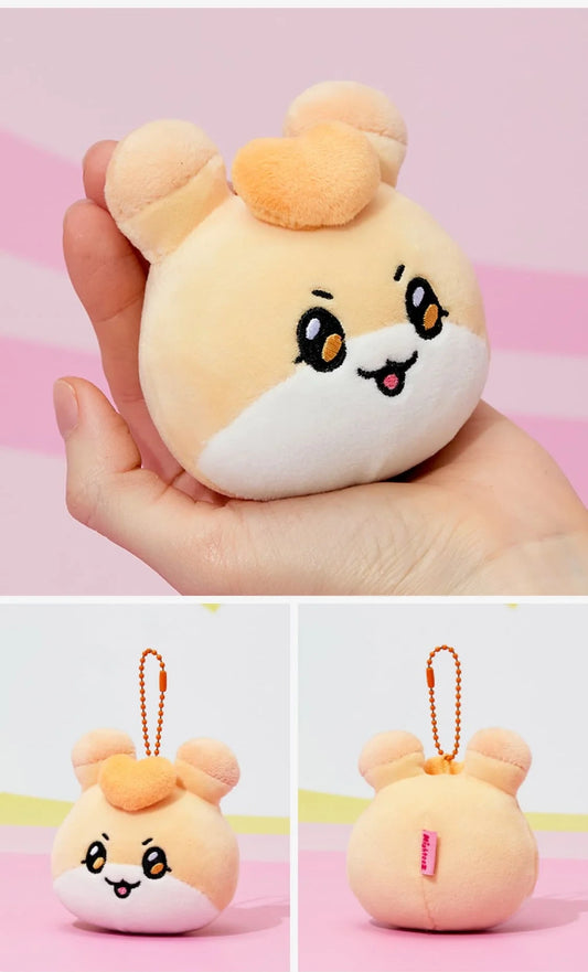 (PRE-ORDER 2025-11-07) ATEEZ - [MIGHTEEZ FACE PLUSH KEYRING](8 Versions)(LINE FRIENDS SQUARE MERCH)