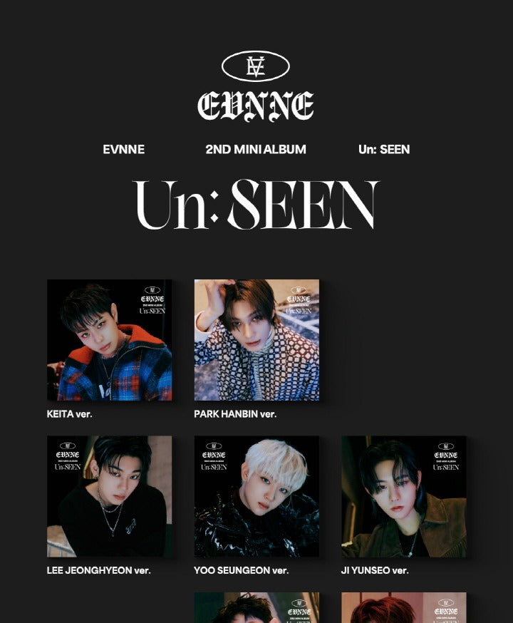 EVNNE 2nd Mini Album Un: SEEN Digipack Version (7 Versions) Random