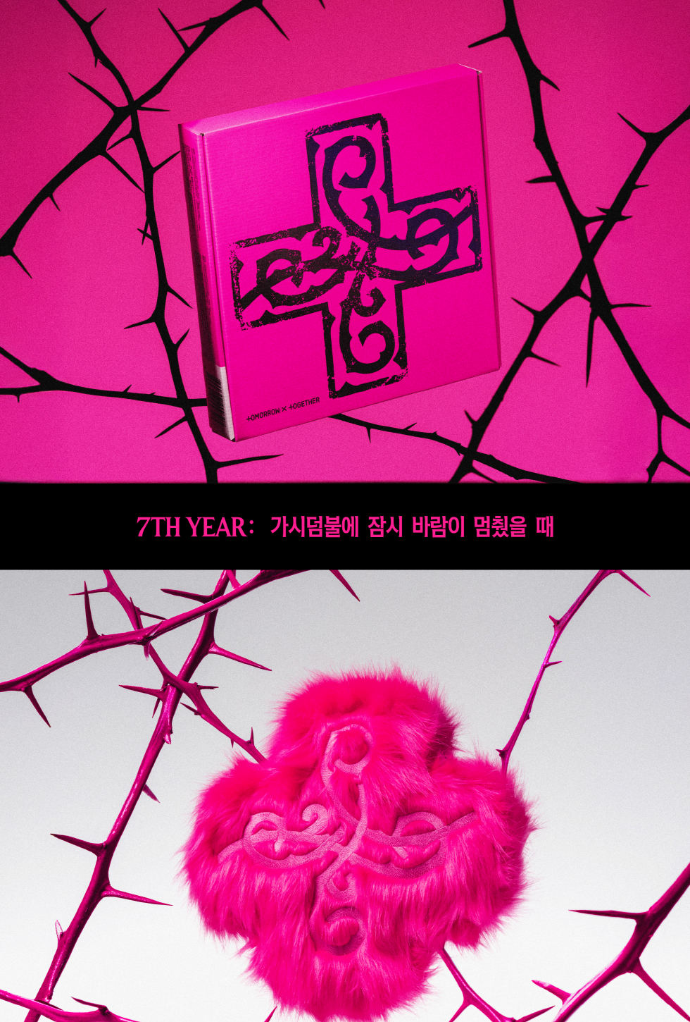 TOMORROW X TOGETHER (TXT) - [7TH YEAR : A Moment of Stillness in the Thorns 가시덤불에 잠시 바람이 멈췄을 때] Cushion of Throns Version (SPECIAL DEAL)