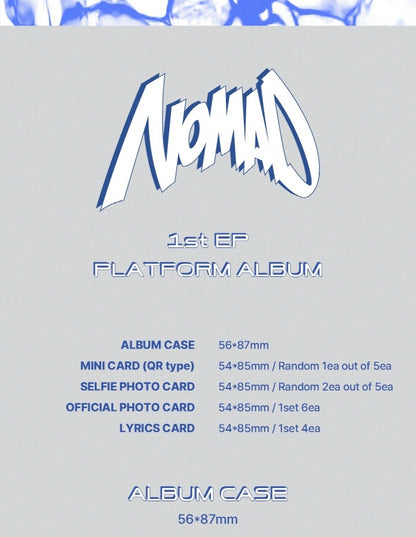 NOMAD 1st EP Album NOMAD Cali Version Platform Album.
