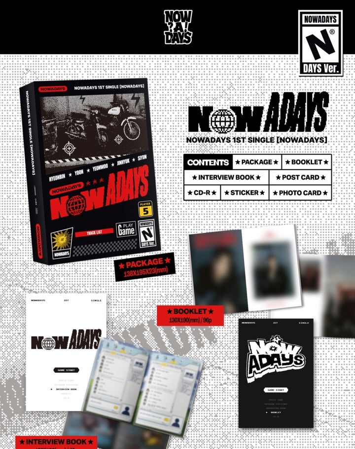 NOWADAYS (NOWZ) - 1st Single Album [NOWADAYS] (2 Versions)