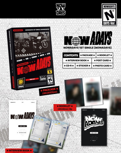 NOWADAYS (NOWZ) - 1st Single Album [NOWADAYS] (2 Versions)