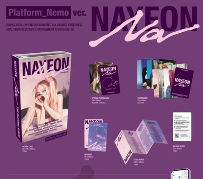 Nayeon Twice 2nd Mini Album : NA Platform Nemo Version.