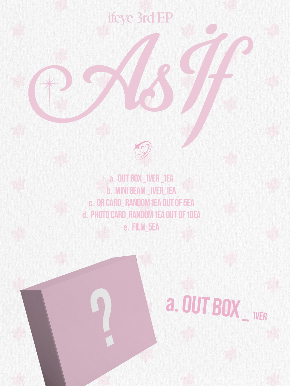 ifeye - 3rd EP Album [As if] Minibeam Version