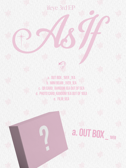 ifeye - 3rd EP Album [As if] Minibeam Version