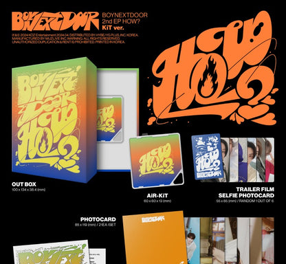 BoyNextDoor - 2nd EP Album How? KiT Version.