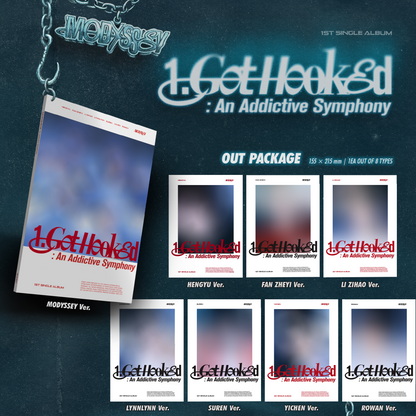 MODYSSEY 모디세이 - 1st Single Album [1.Got Hooked: An Addictive Symphony] (8 Versions)