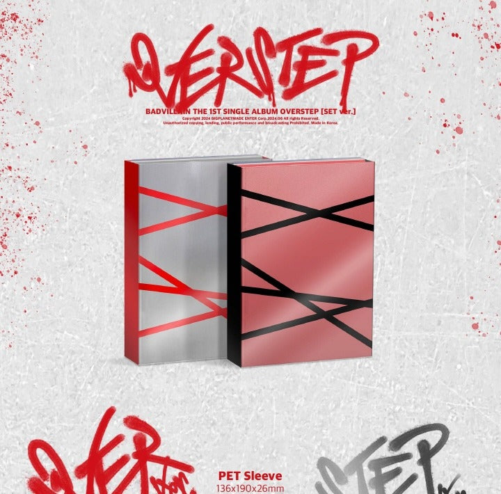 Badvillain 1st Single Album Overstep (2 Versions).