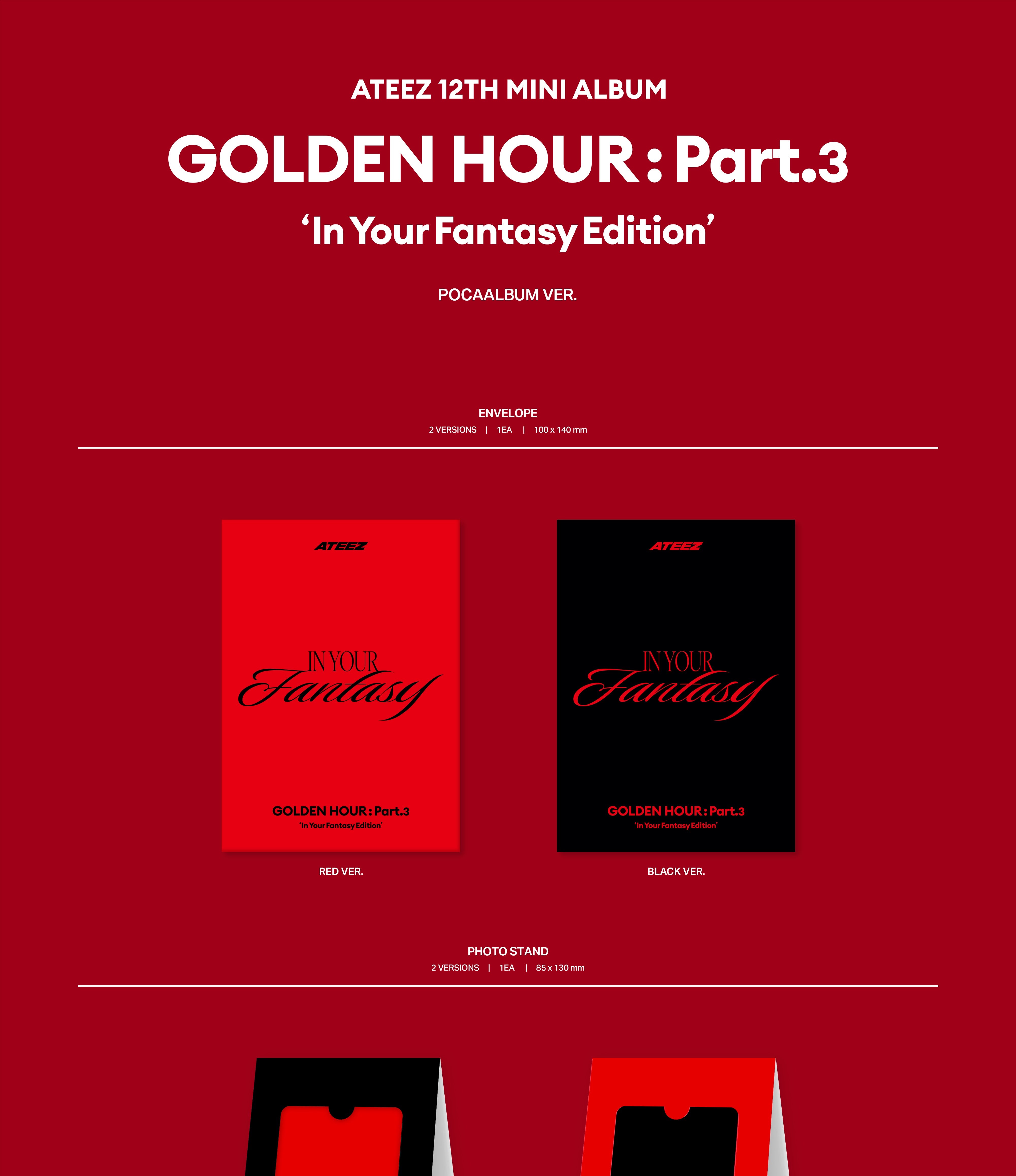 ATEEZ - 12th Mini Album [Golden Hour : Part. 3 In Your Fantasy