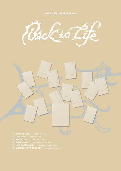 (PRE-ORDER 2025-10-28) &TEAM - Korea 1st Mini Album [Back to Life] Photocard Box (Weverse Albums Version)