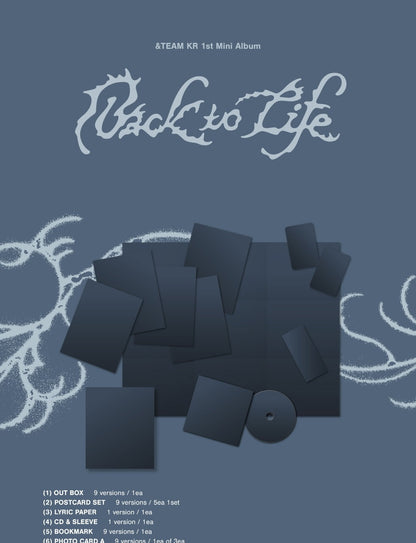 (PRE-ORDER 2025-10-28) &TEAM - Korea 1st Mini Album [Back to Life] ROAR Version Random 1ea
