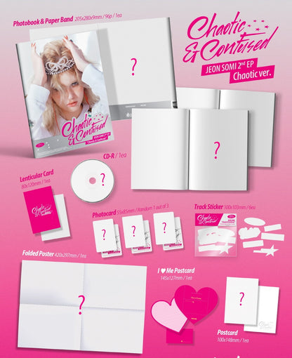 Jeon Somi - 2nd EP Album [Chaotic & Confused] (2 Versions).