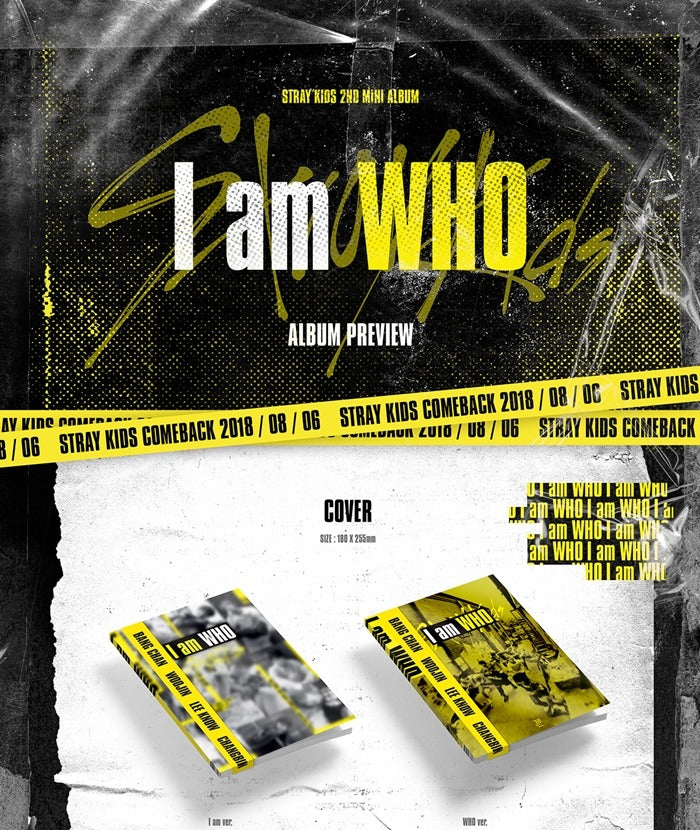 straykids Iamwho アルバム Stray Kids - 2nd Mini Album [I am WHO] (2 Versions) – K-Towns