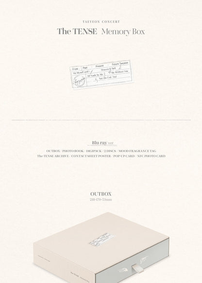 (PRE-ORDER 2025-10-31) Taeyeon - [CONCERT The TENSE Memory Box] Blu-ray Version.