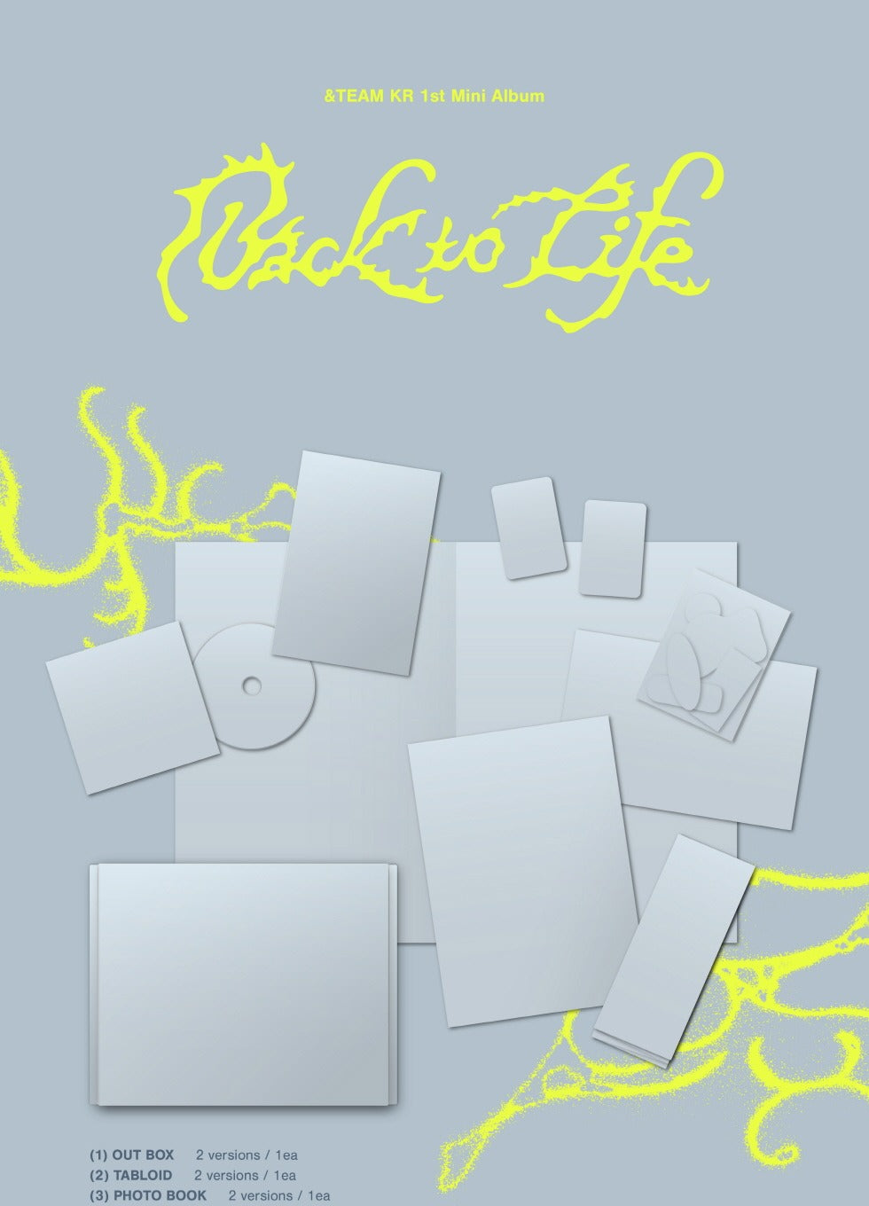 (PRE-ORDER 2025-10-28) &TEAM - Korea 1st Mini Album [Back to Life] (2 Versions) Set