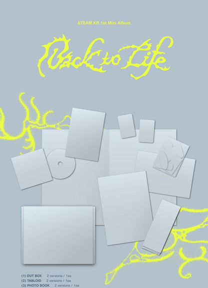 (PRE-ORDER 2025-10-28) &TEAM - Korea 1st Mini Album [Back to Life] (2 Versions) Set