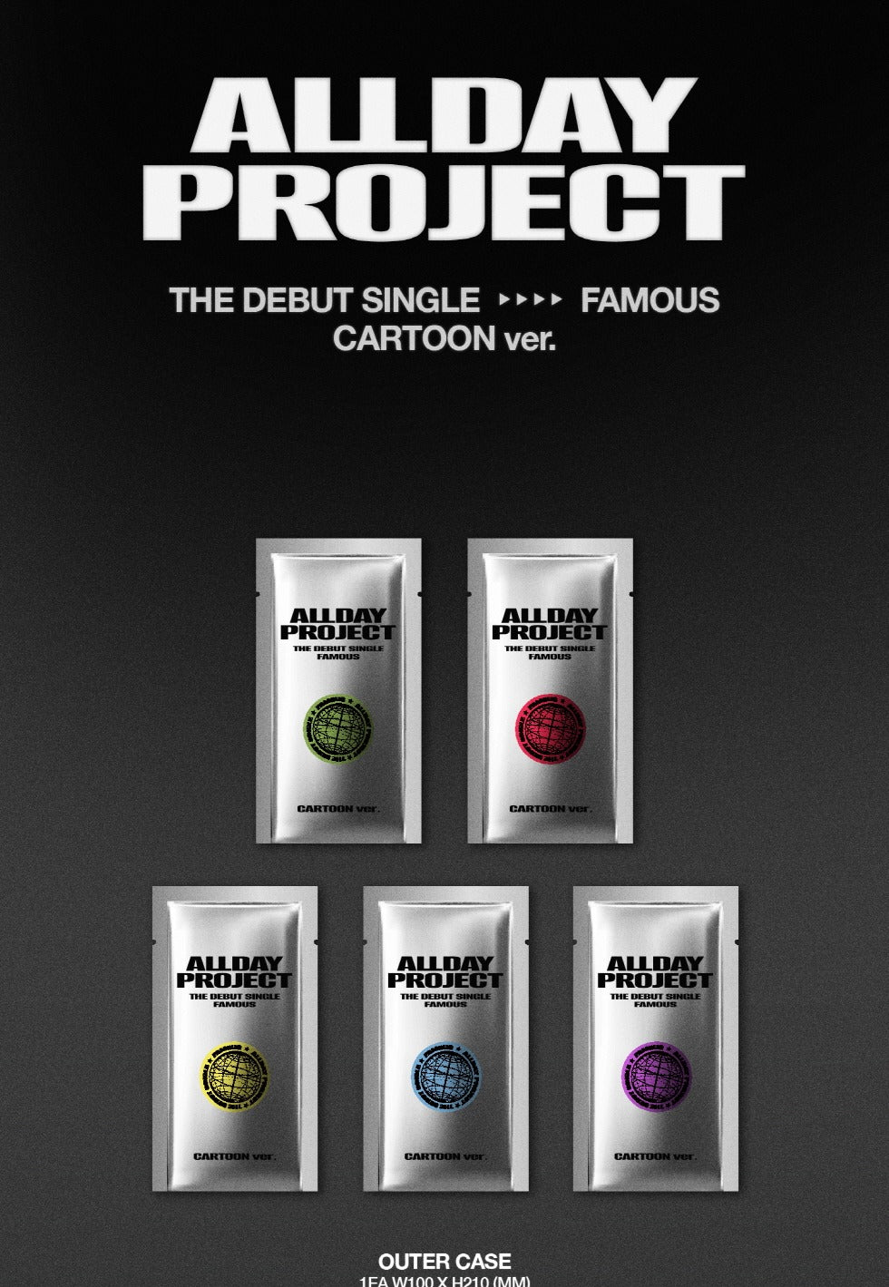 ALLDAY PROJECT - The Debut Single [FAMOUS] CARTOON Version – K-Towns