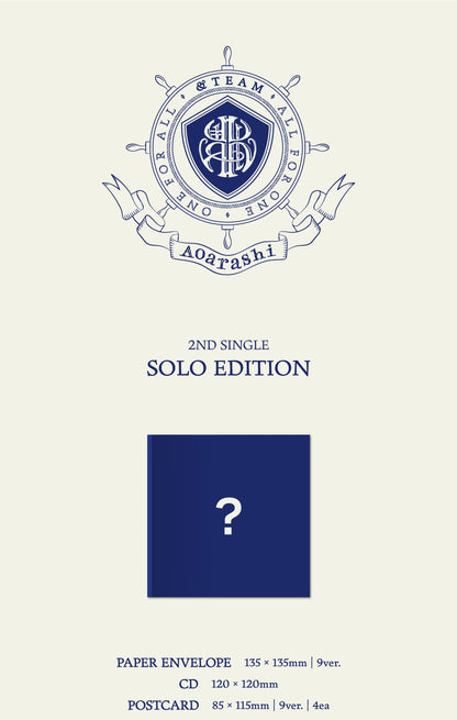 &TEAM - Japan 2nd Single Album [Aoarashi] Solo Edition (9 Versions).