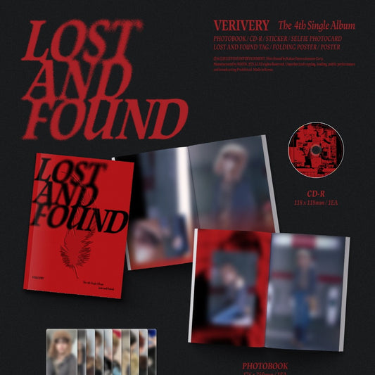 VERIVERY - 4th Single Album [Lost and Found] Photobook Version.