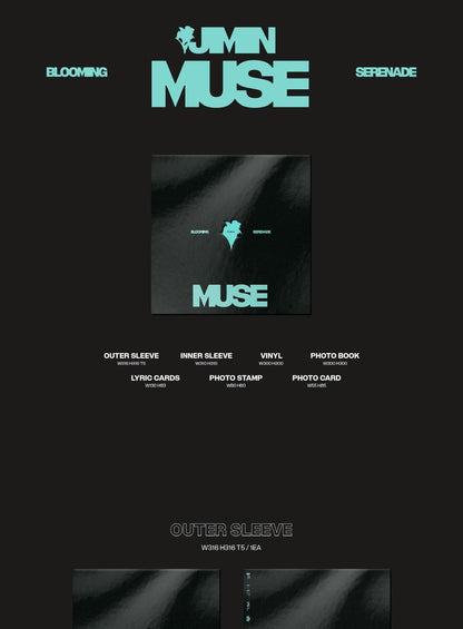 (PRE-ORDER 2025-09-26) JIMIN (BTS) - [MUSE] LP Vinyl Version.