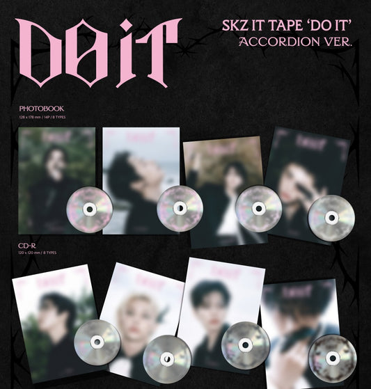(PRE-ORDER 2025-11-21) Stray Kids - SKZ IT TAPE [DO IT] Accordion Version (8 Versions) Random 1ea (POB Photocard 1ea Included - pre-order only)