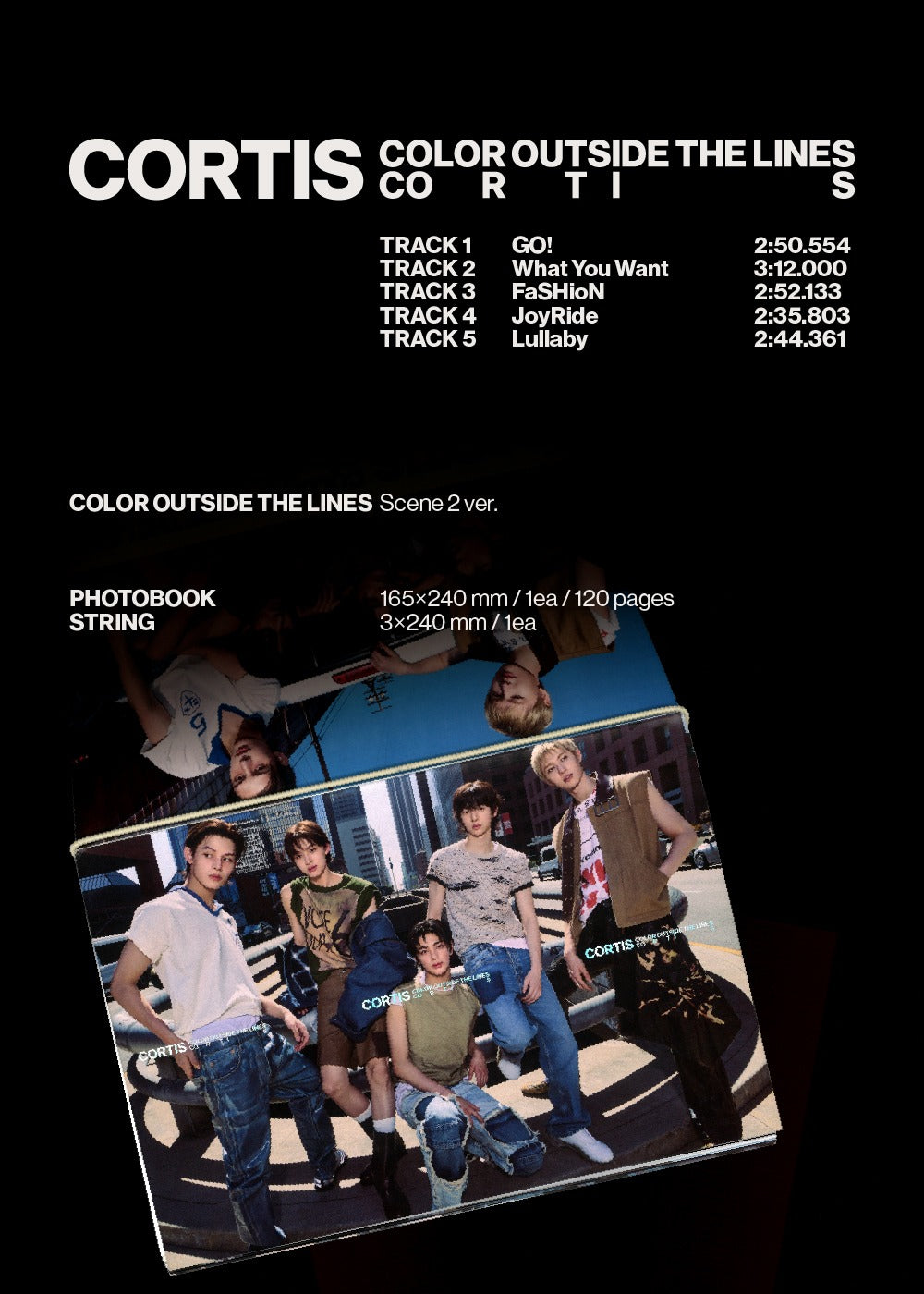 CORTIS - The 1st EP [COLOR OUTSIDE THE LINES] (3 Versions).