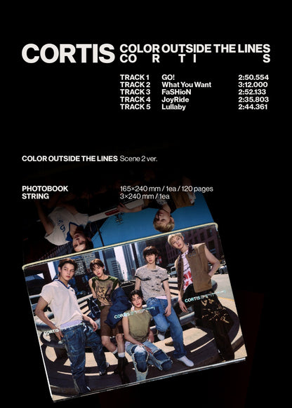 CORTIS - The 1st EP [COLOR OUTSIDE THE LINES] (3 Versions).