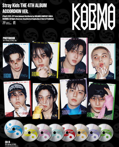 Stray Kids - 4th Full Album [KARMA] ACCORDION Version (8 Versions)